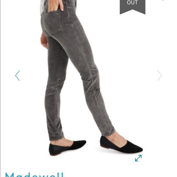 NWT madewell skinny high rise corduroy 24 P - Picture 2 of 8